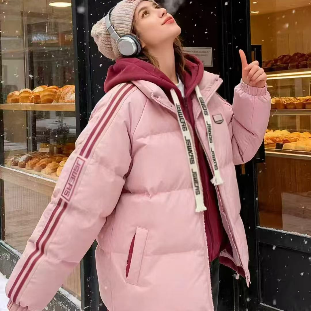 男女同款休闲棉衣潮流宽松