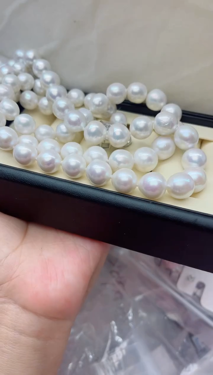 项链银S925镶嵌淡水珍珠多样性发其一，非无暇