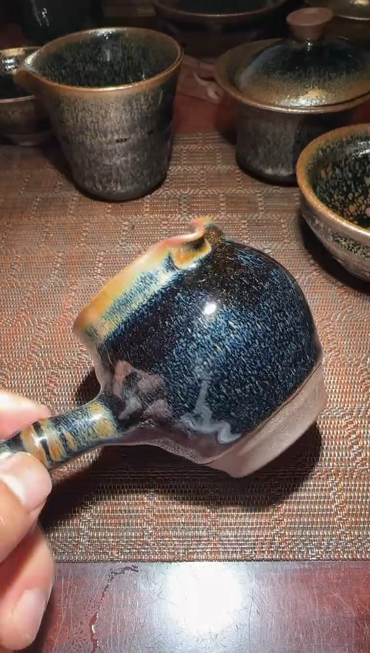 【闪购商品】茶盏通天龙窑柴烧建盏