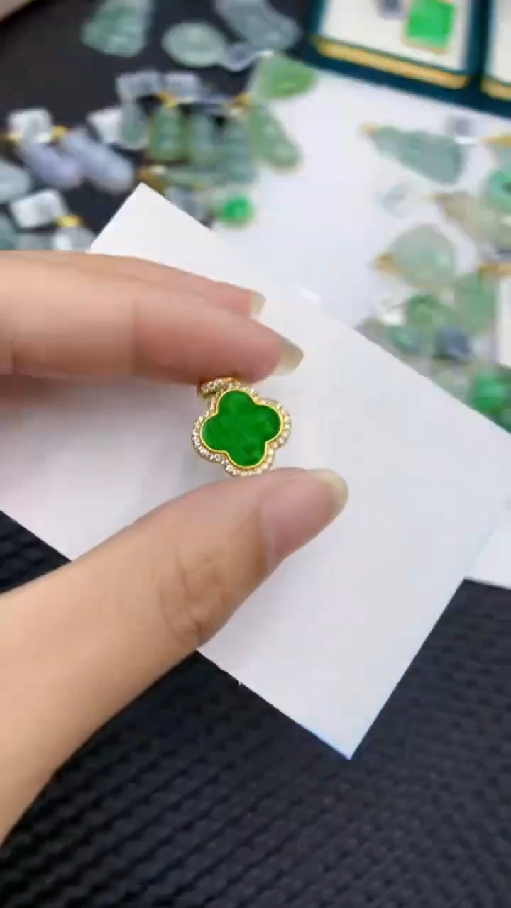 【闪购商品】翡翠颈饰银S925镶嵌            8