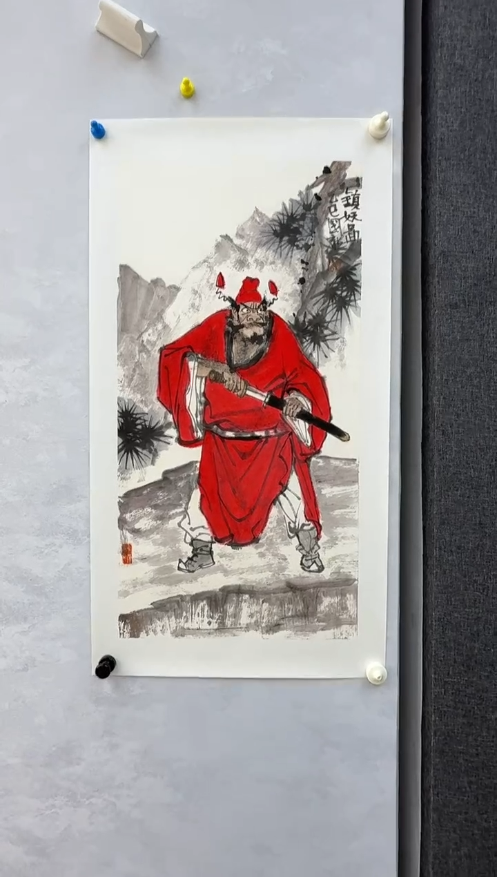 国画炳山艺术--杨国新老师作品 