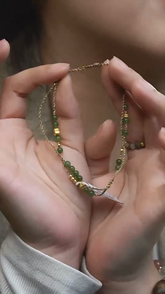 【闪购商品】和田玉脚链未镶嵌多样性其一发货