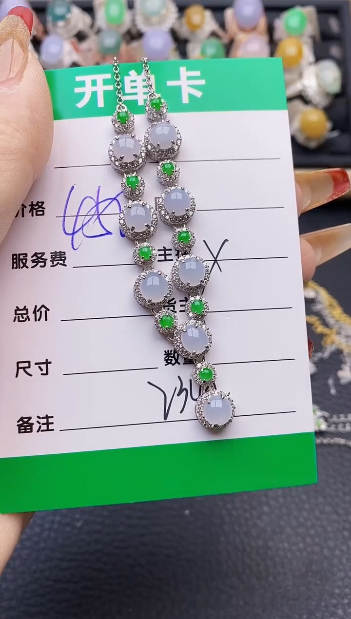 【闪购商品】翡翠戒指银S925镶嵌2342