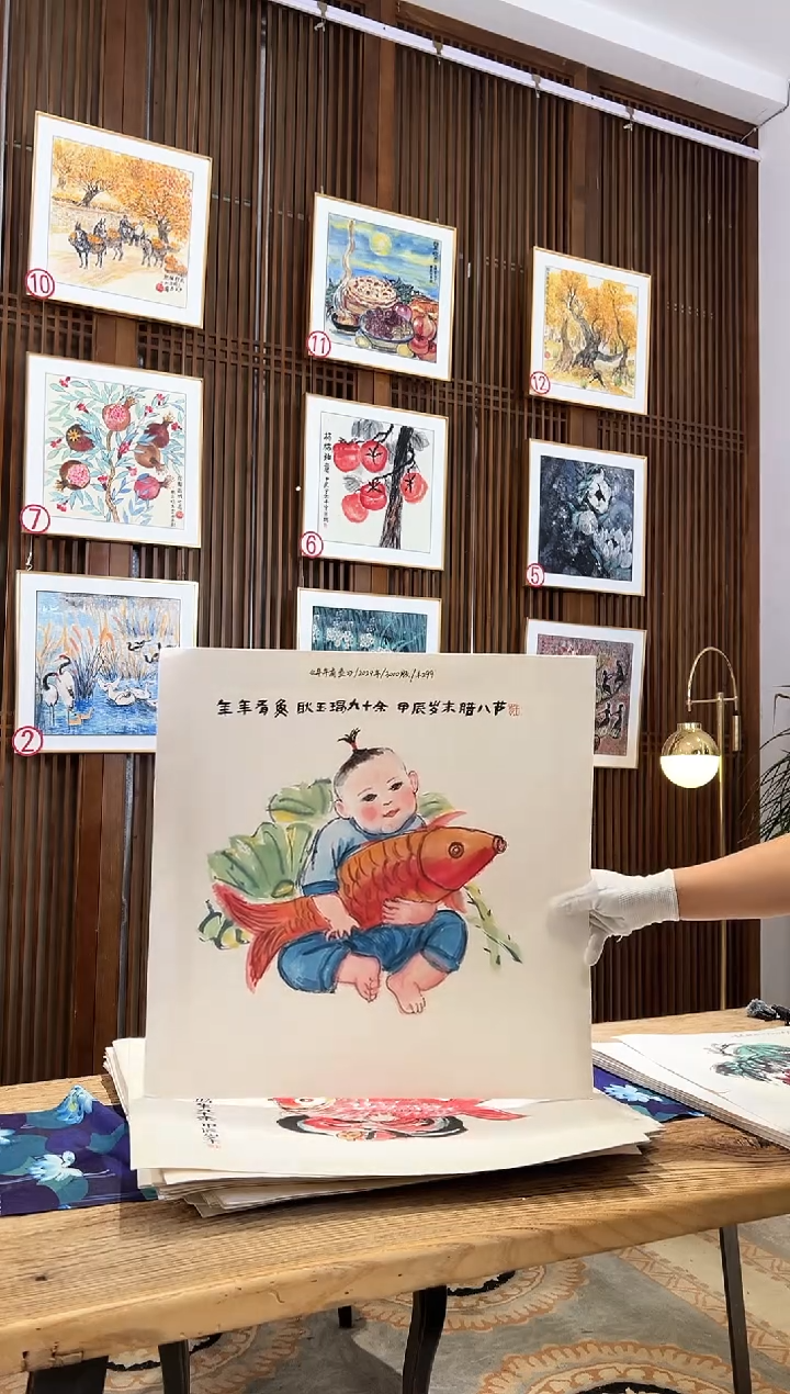 版画版画耿玉琨名章限量版画S