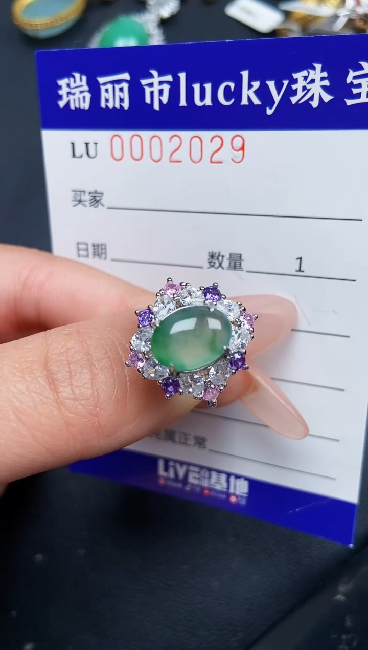 【闪购商品】翡翠颈饰银S925镶嵌2029