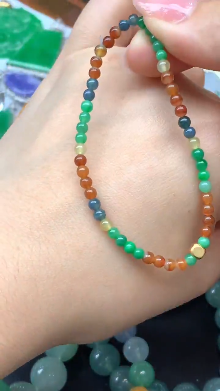 【闪购商品】翡翠手串未镶嵌197-天然翡翠