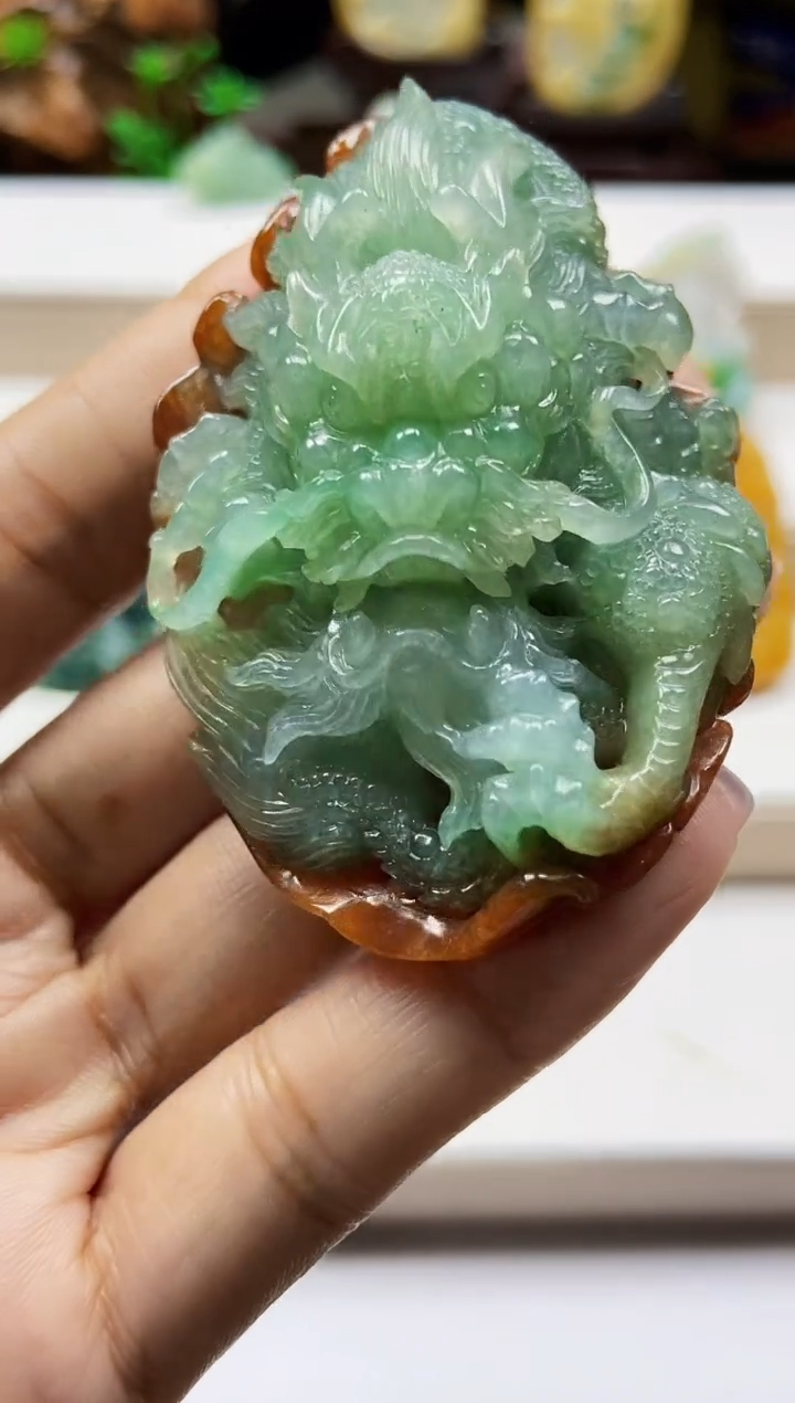 颈饰未镶嵌翡翠翡翠A货