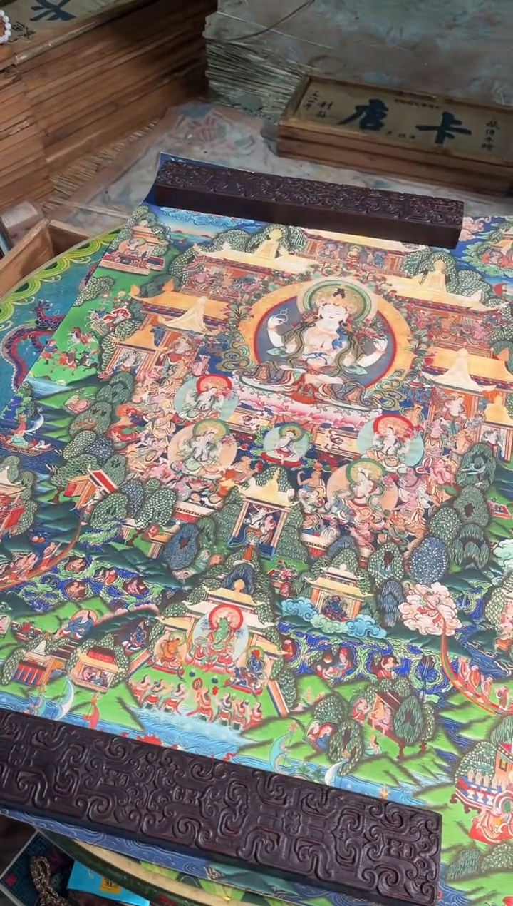 卷轴画卷轴画旭旭的唐卡