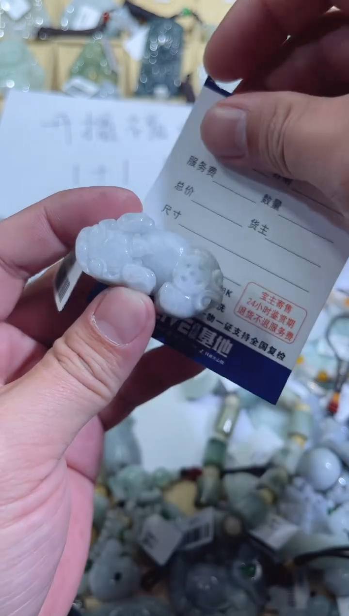 【闪购商品】翡翠颈饰未镶嵌天然缅甸A货翡翠（多样性发货）貔貅