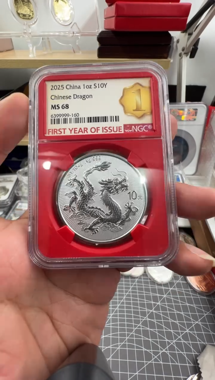 纯银2025年中国龙N68（微瑕疵）