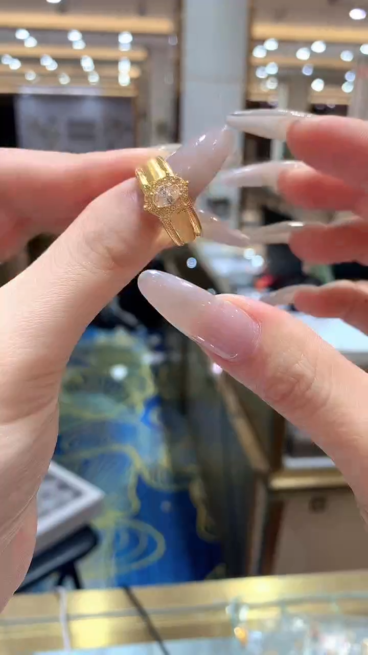 【闪购商品】18K金戒指/指环戒指多样性发一