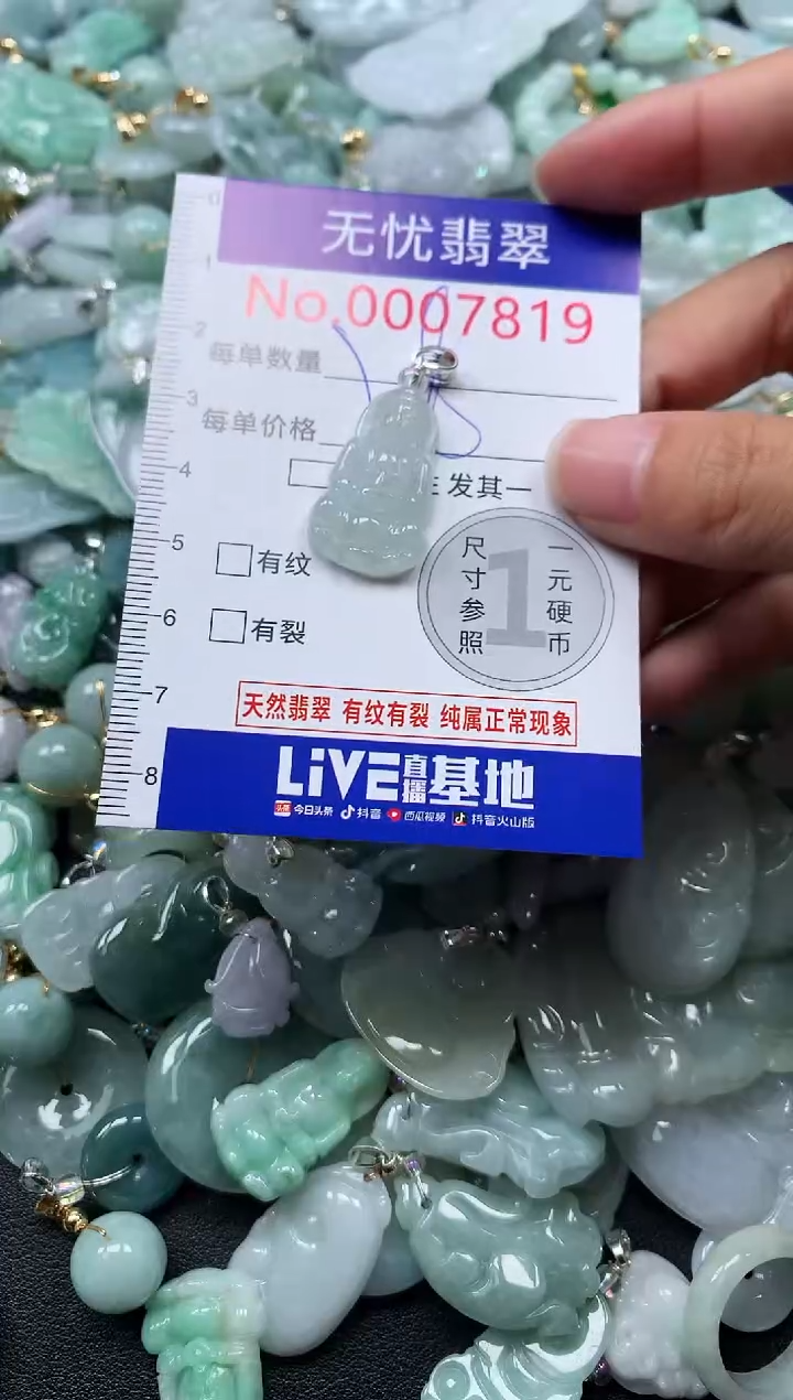 颈饰未镶嵌翡翠7819