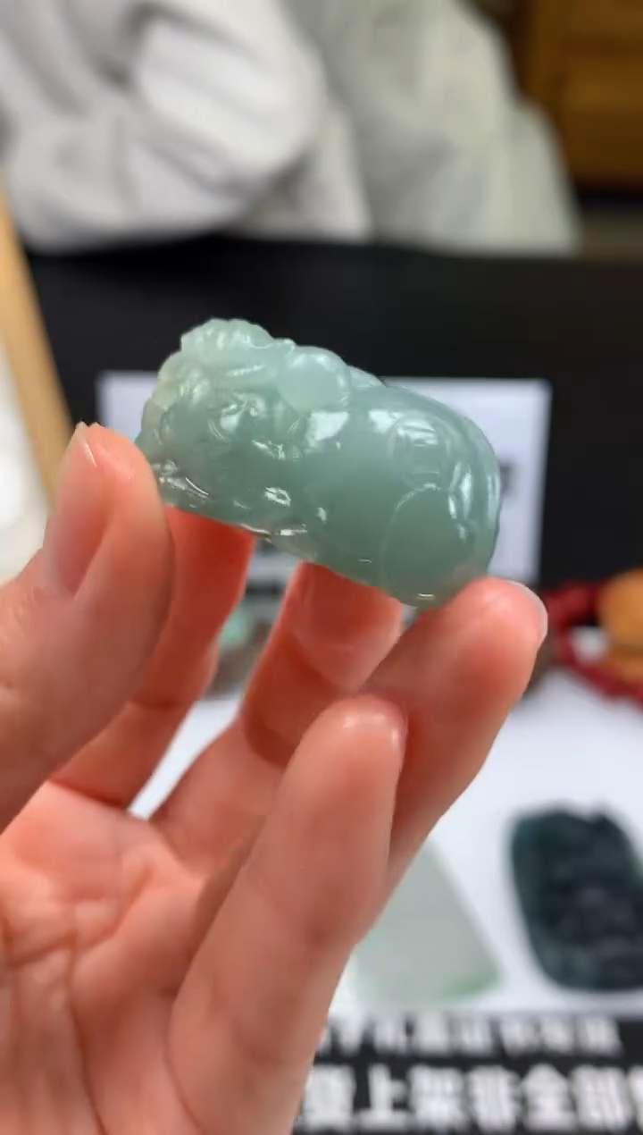 【闪购商品】定制翡翠未镶嵌吊坠-90288