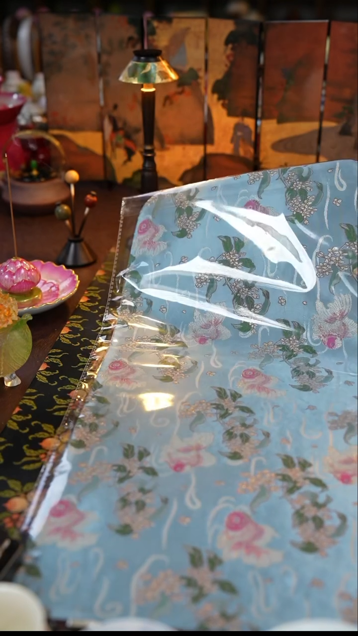 【闪购商品】景德镇大乔推荐好物刺绣茶席50*25