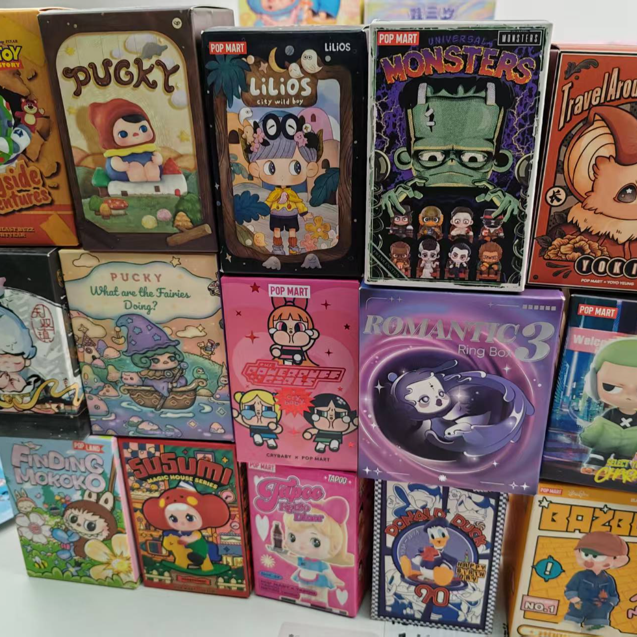 【崔崔专属踩后三】欧墙上泡泡玛特系列手办盲盒