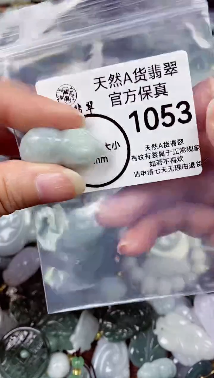 【闪购商品】翡翠颈饰未镶嵌天然A货翡翠1053