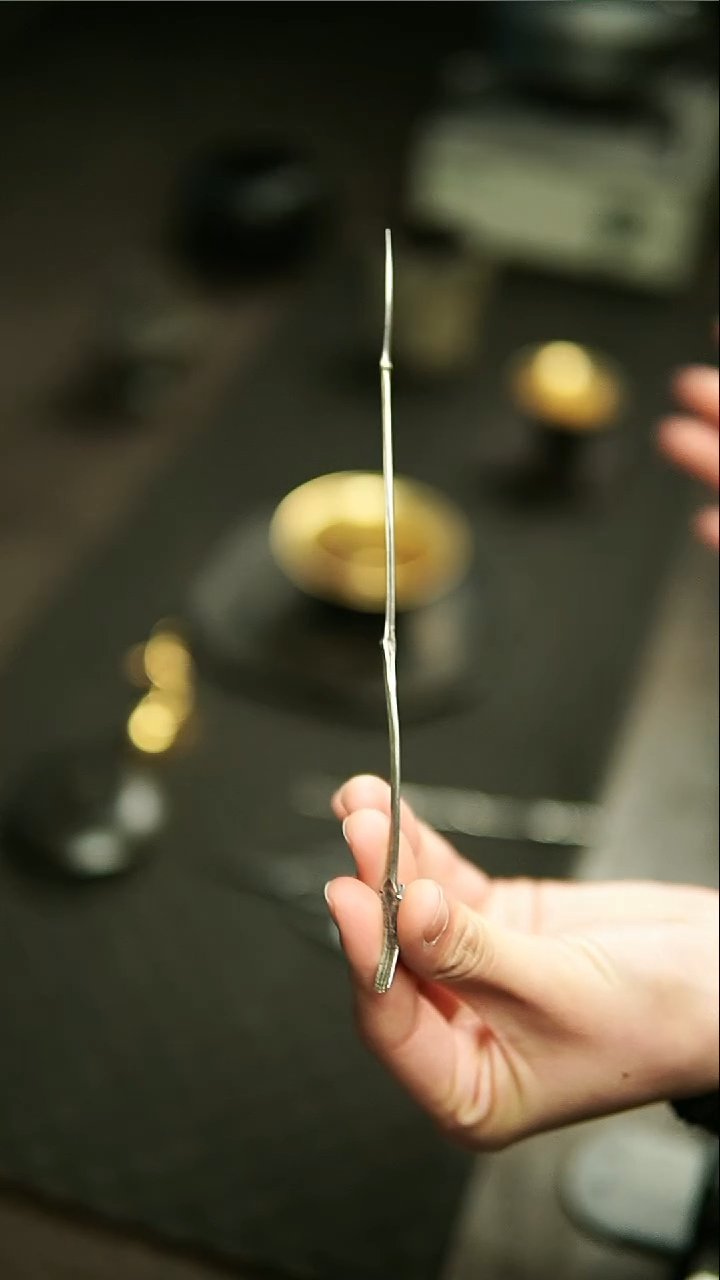 【闪购商品】陋影纯银朱姐茶拨一18cm