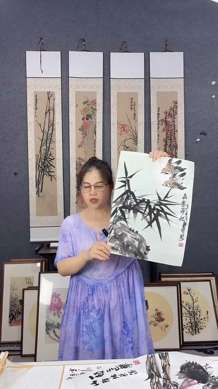 国画42*32吴铁成作品