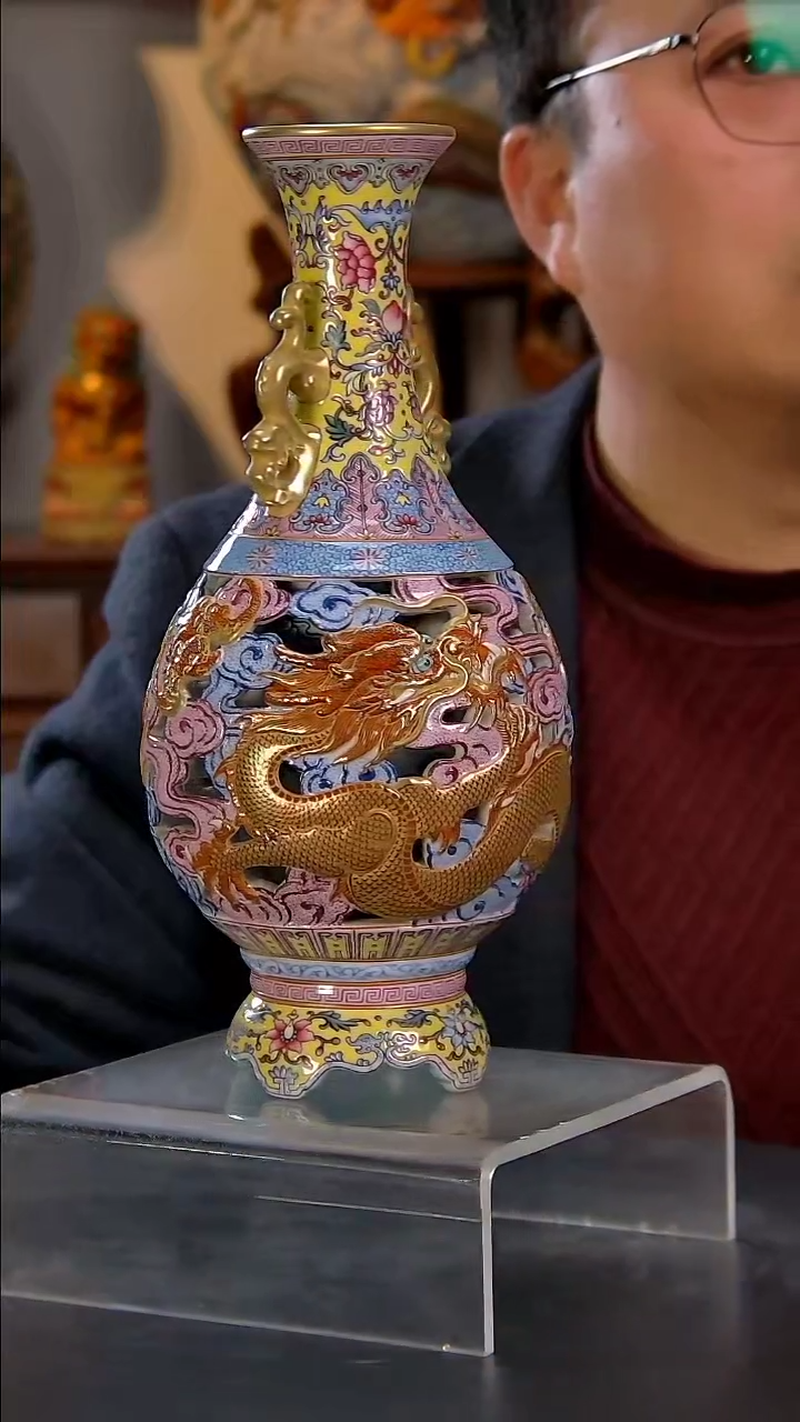 【闪购商品】精工玉壶春瓶精品陶瓷