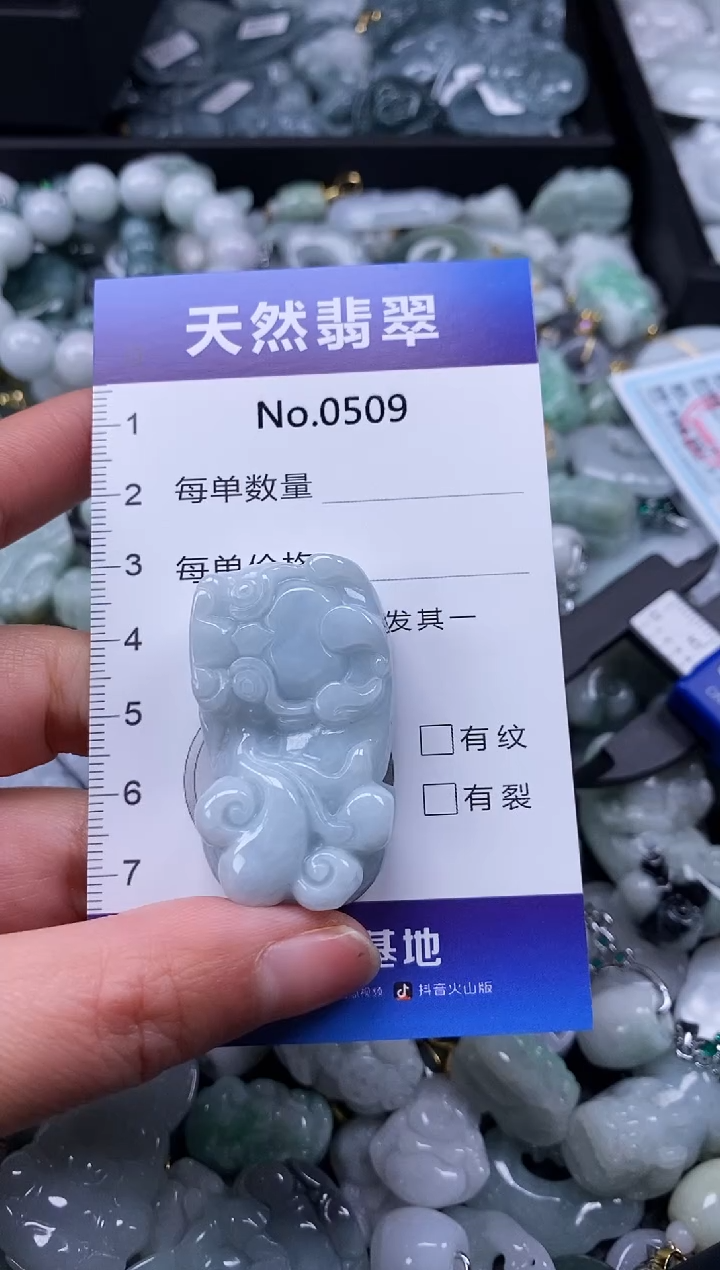 【闪购商品】翡翠颈饰未镶嵌缅甸A货翡翠0509