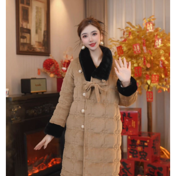 【伯爵可可●长袍款】25秋冬新款加厚保暖时尚气质可外穿家居服睡衣