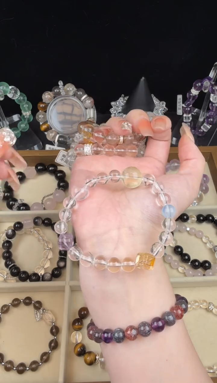 无非金属白水多宝手串