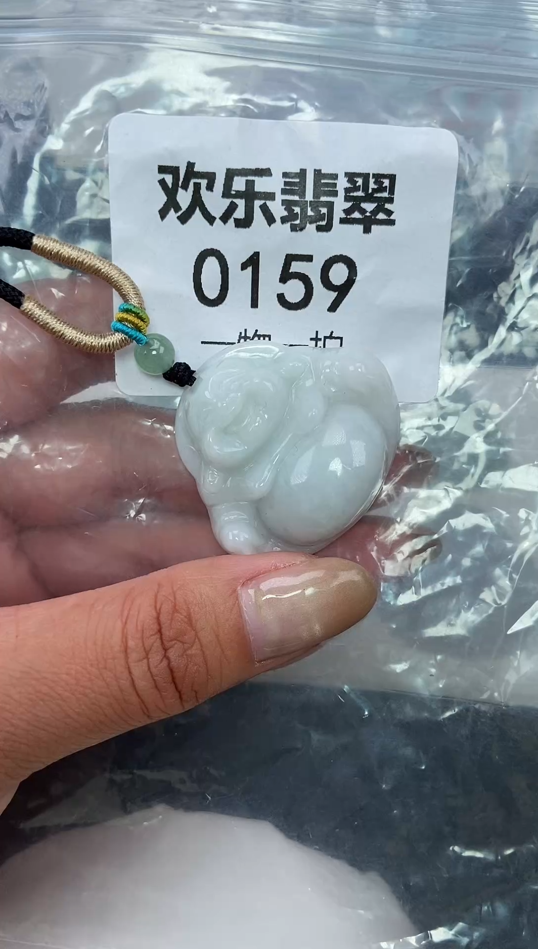 颈饰未镶嵌翡翠缅甸天然翡翠0159