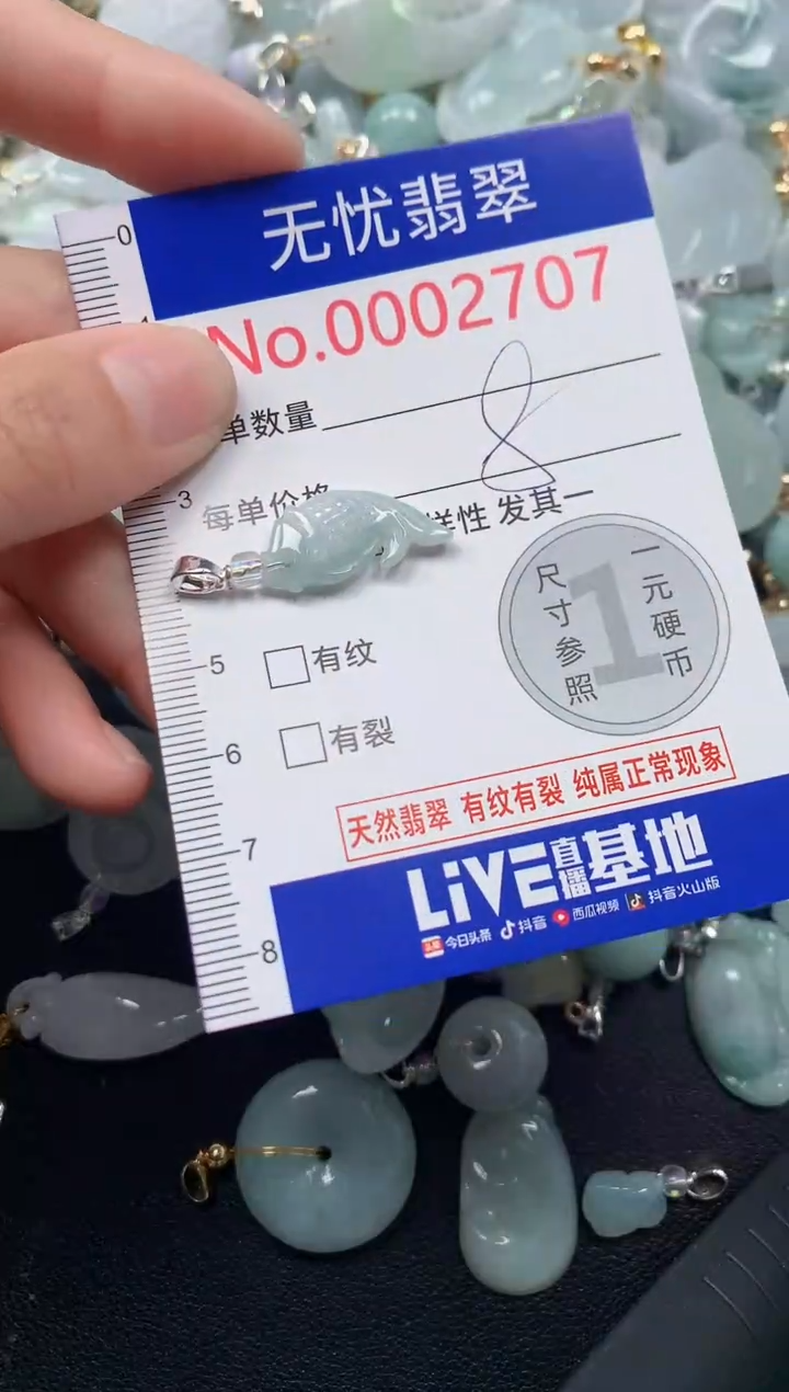 颈饰未镶嵌翡翠2707
