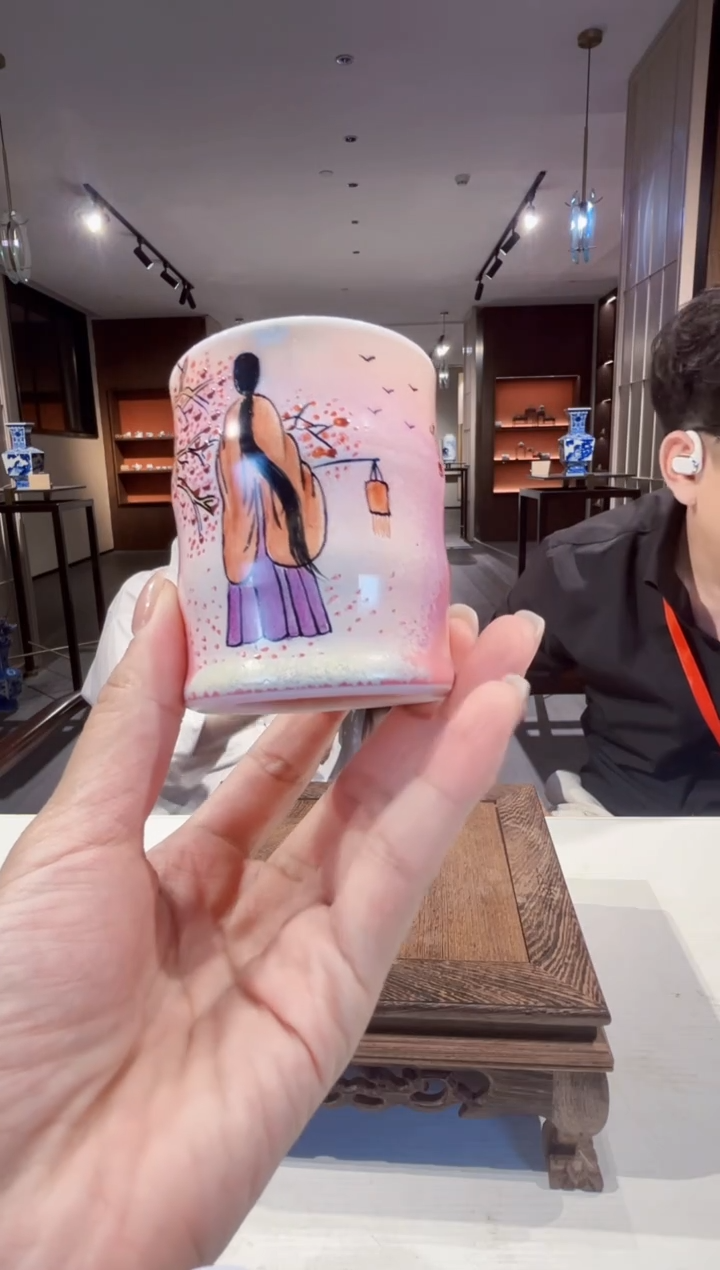 盖碗景德镇陶瓷孙小霞专场259