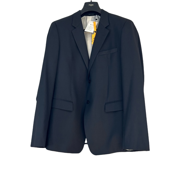 99新 GIORGIO ARMANI/阿玛尼 白色内衬黑色单西40954