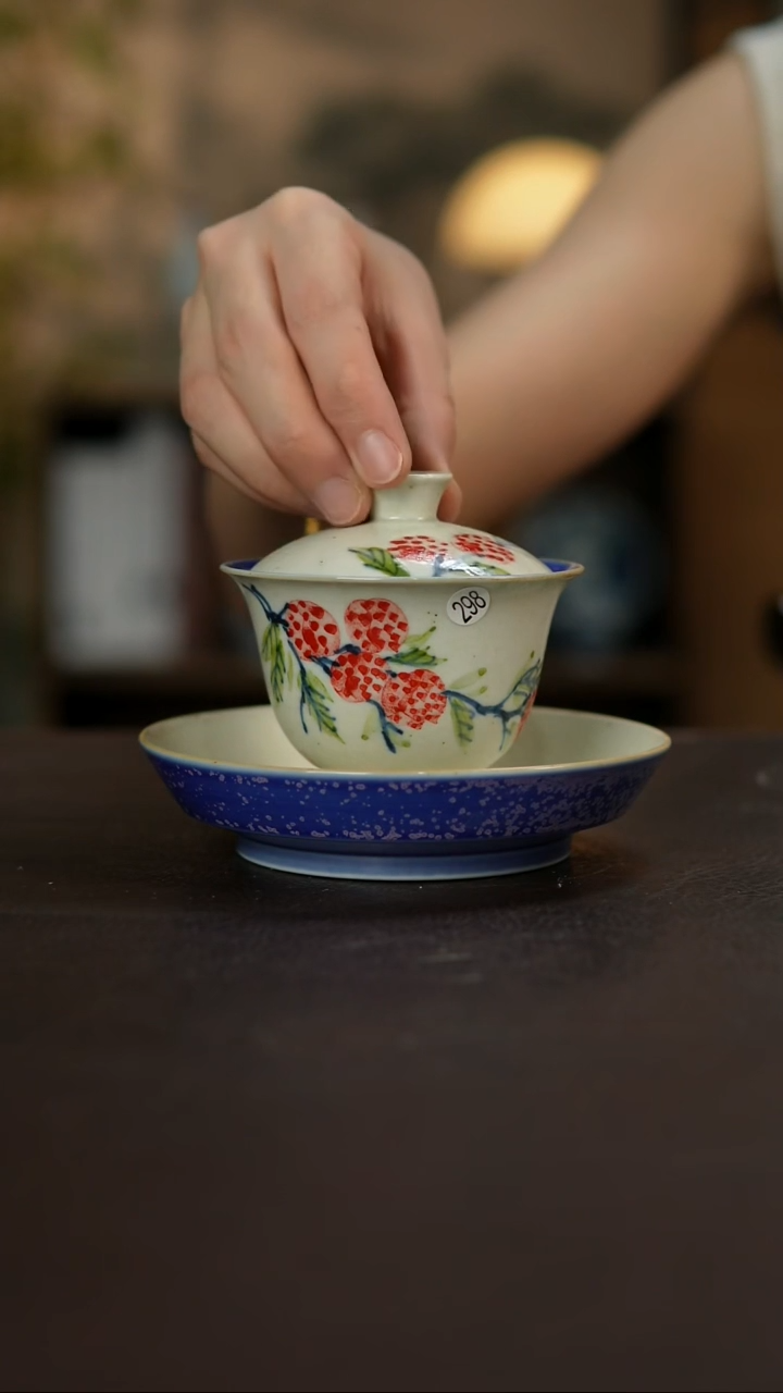 杯景德镇陶瓷杯碗柴烧多人