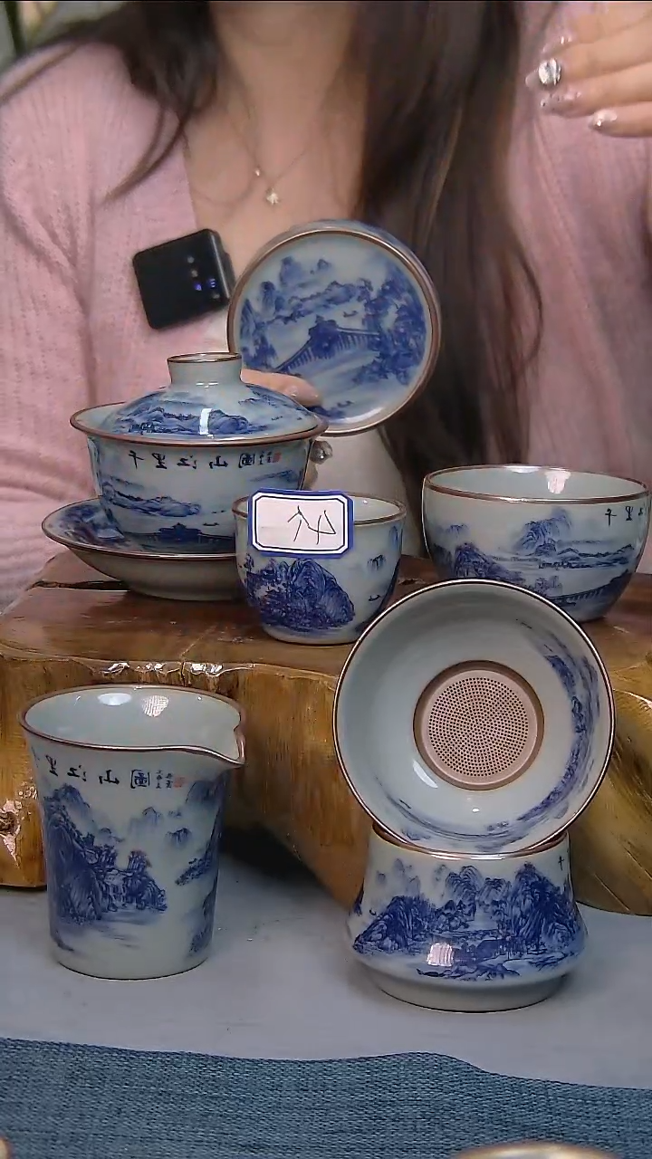 简装家用款9件套 陶瓷家用茶具系列