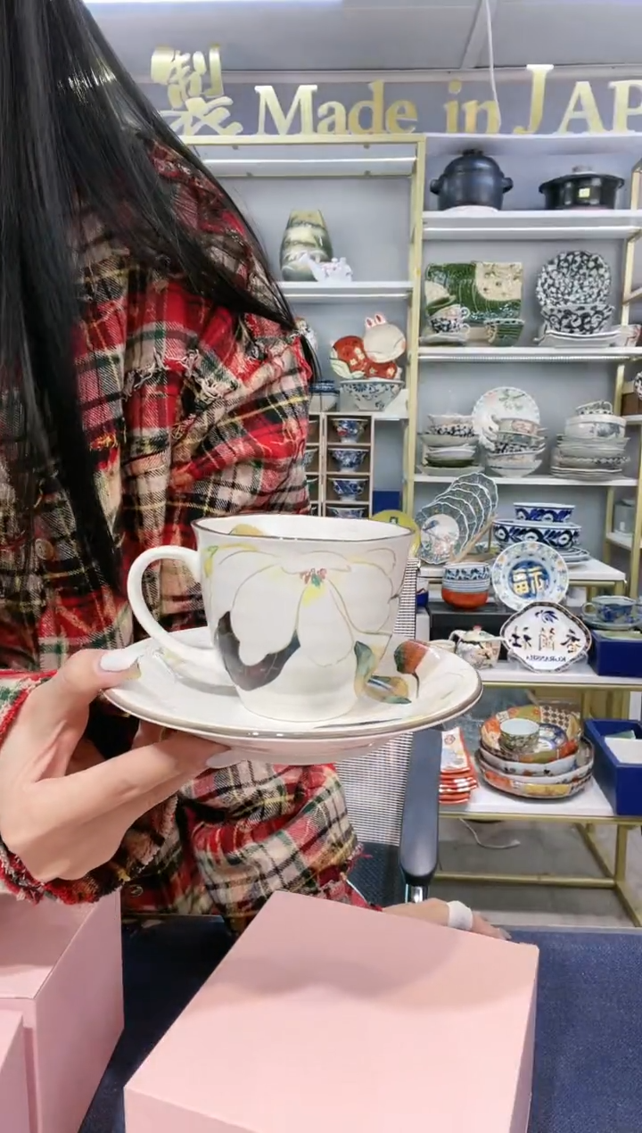 【闪购商品】碗和蓝咖啡杯一杯一碟60182