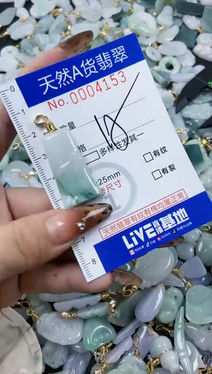 【闪购商品】翡翠颈饰未镶嵌天然A货翡翠