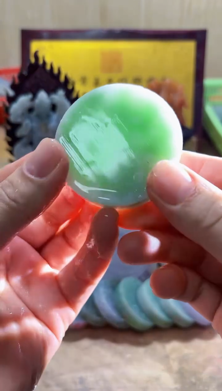 未镶嵌挂件翡翠A货常星6810