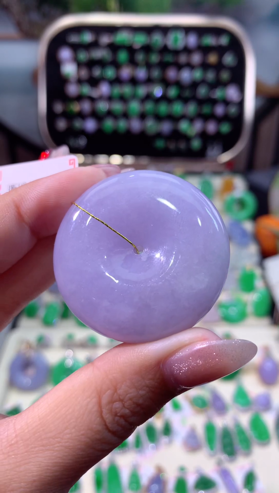 【闪购商品】翡翠颈饰未镶嵌缅甸天然A货翡翠