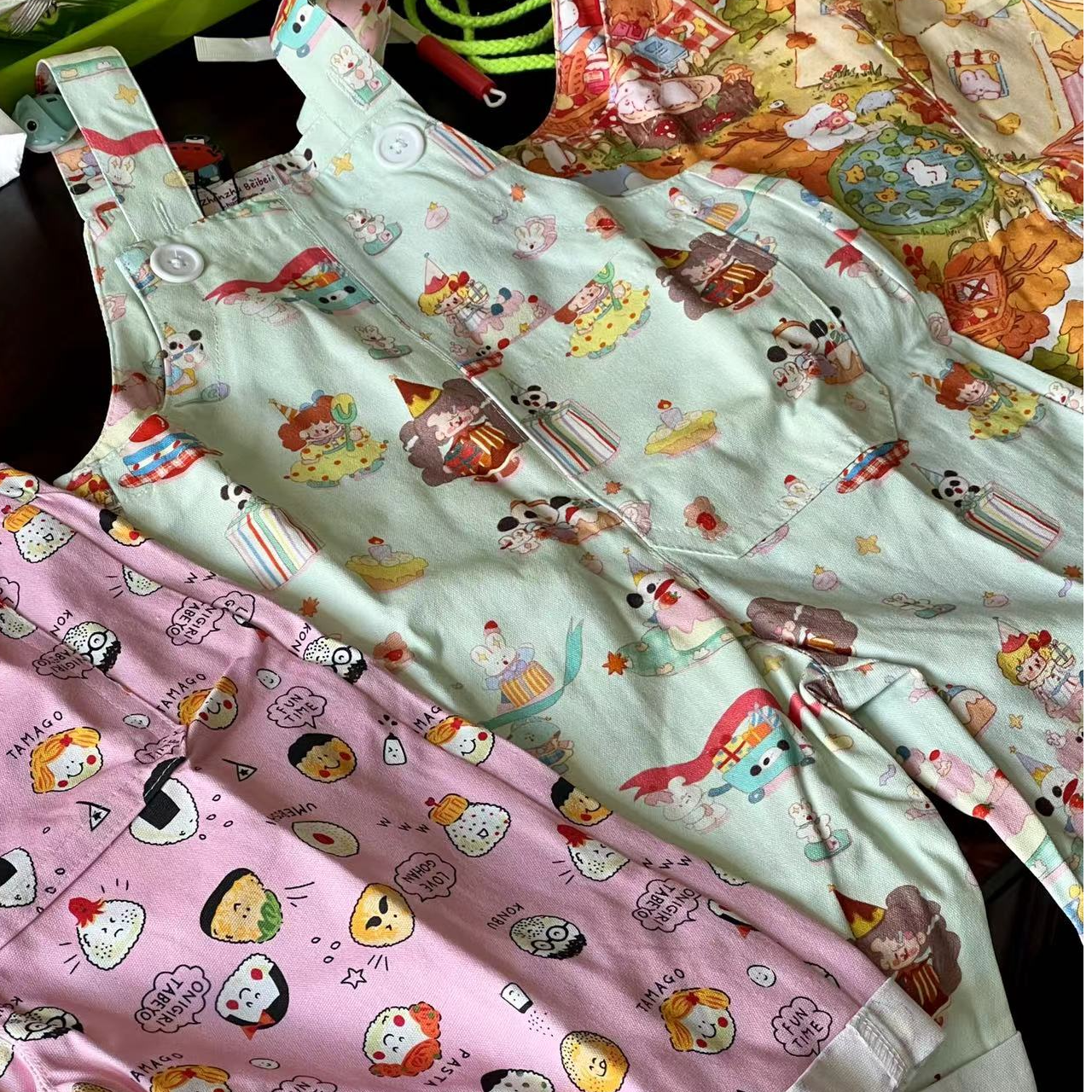 多巴胺婴童连体背带裤