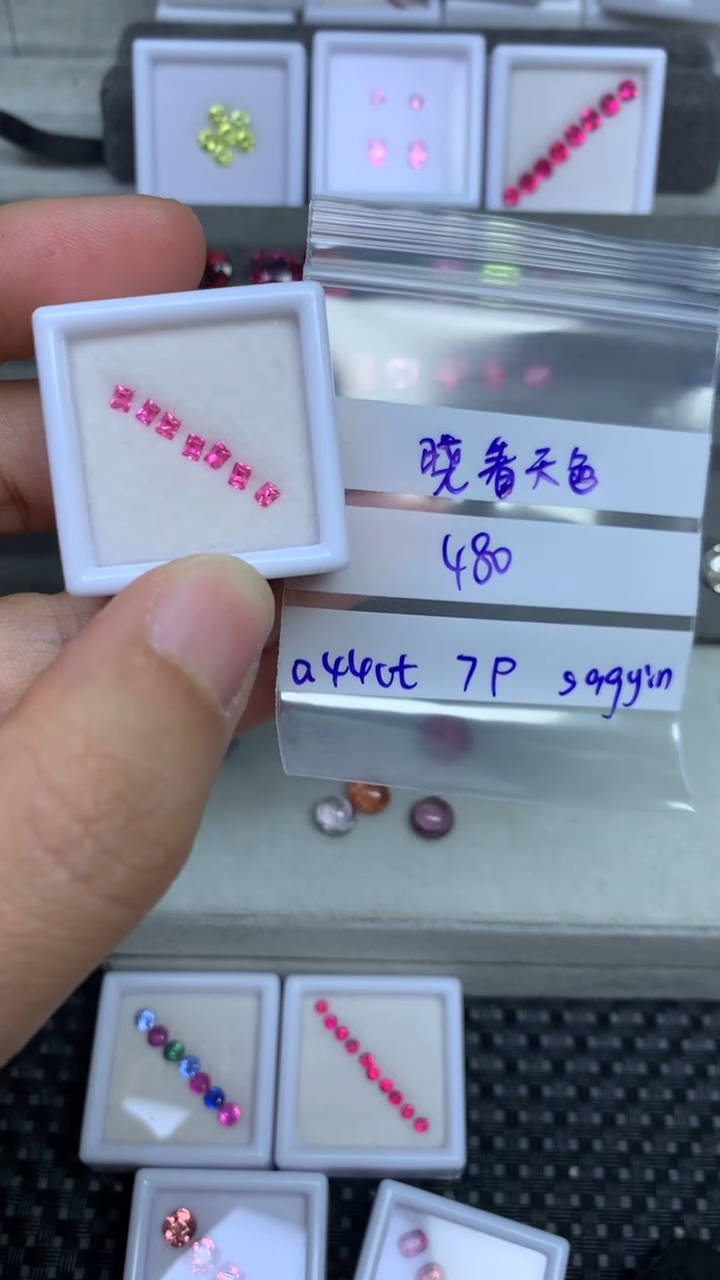 裸石尖晶石晓****云缅甸天然无烧尖晶石