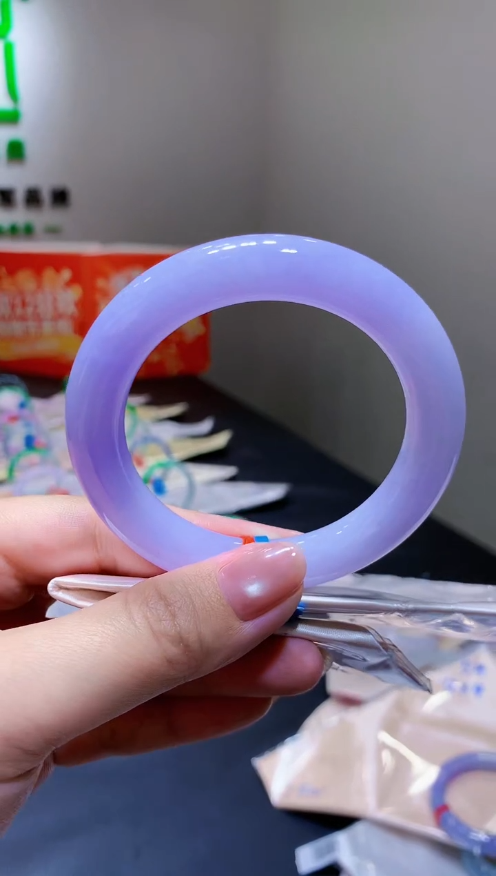 未镶嵌手镯翡翠-k39 天然缅甸A货翡翠55圆条