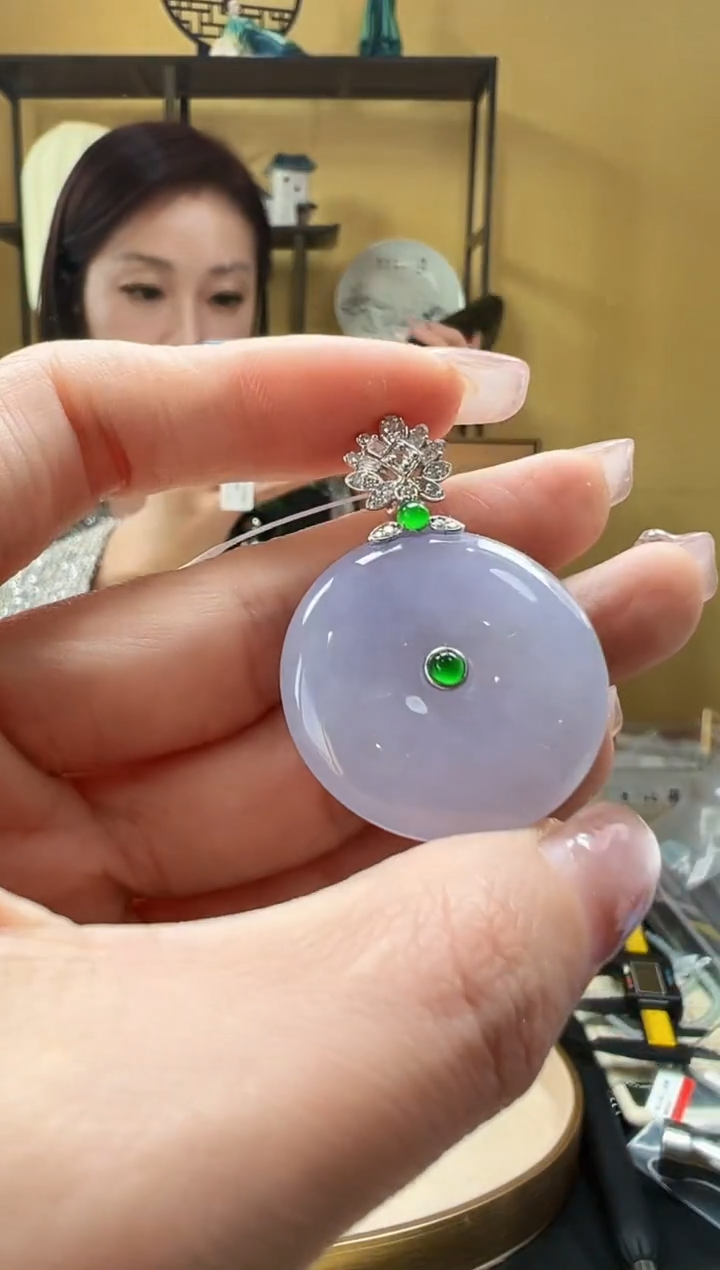 【闪购商品】翡翠颈饰18K金镶嵌DFZ0209-26