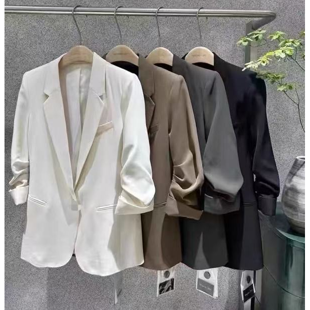 通勤韩版气质显瘦小西装外套休闲西服女X11