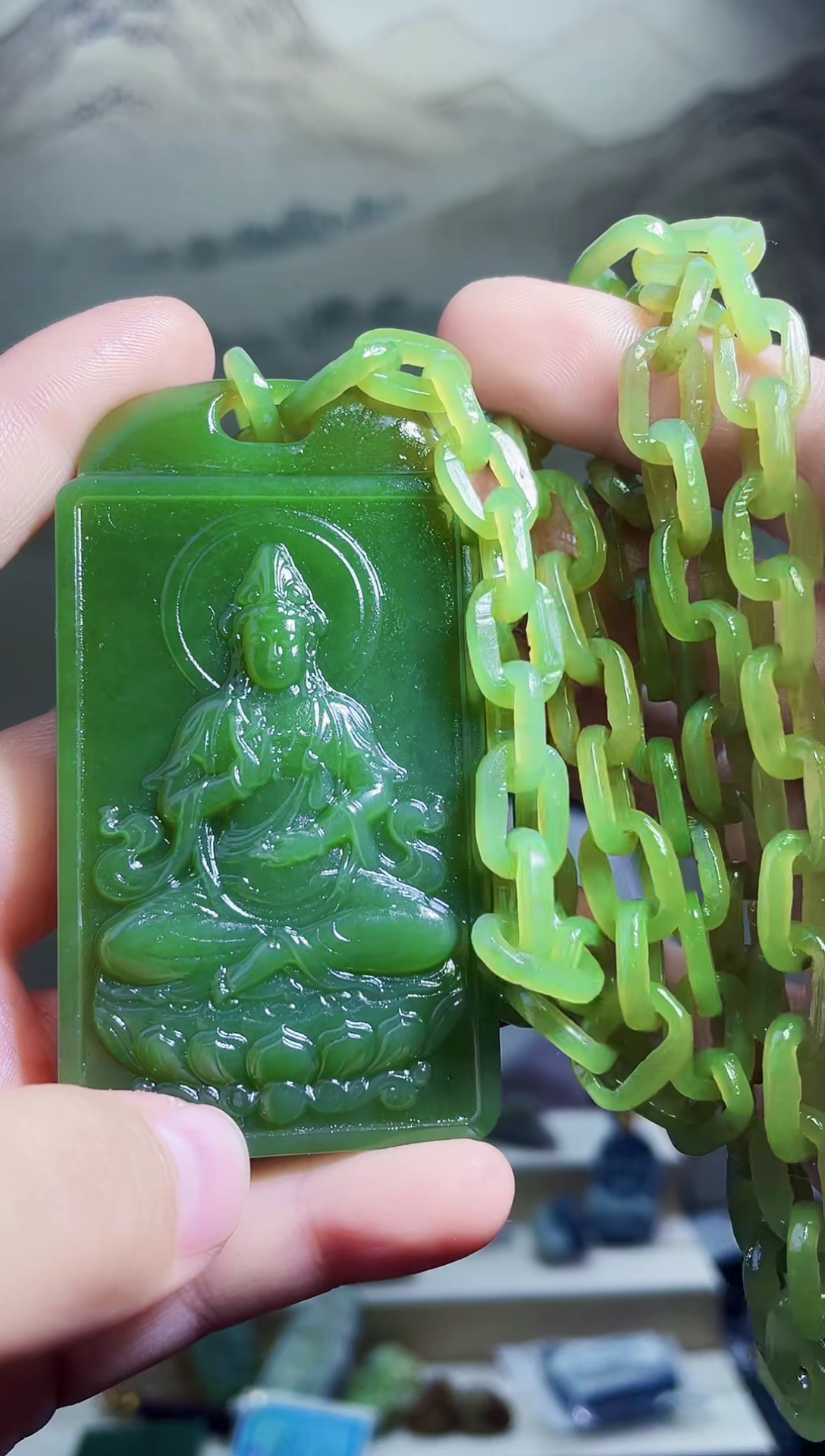 颈饰未镶嵌和田玉1