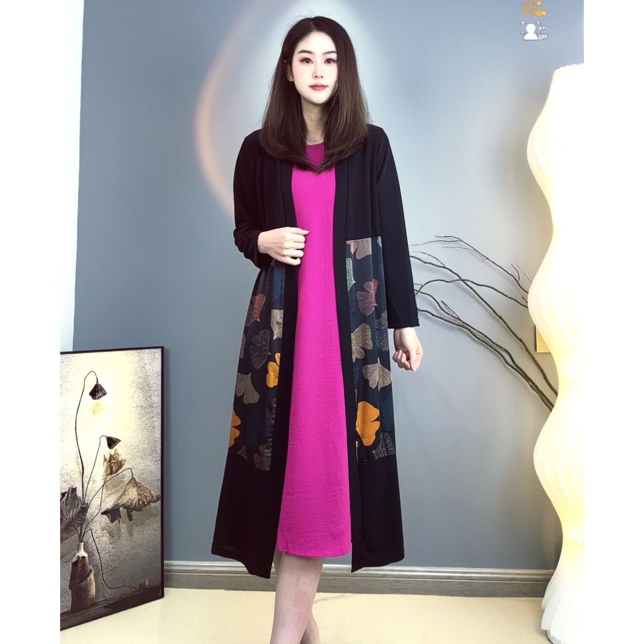 春秋新款气质显瘦休闲中长款妈妈装气质百搭薄款大码风衣外套防晒