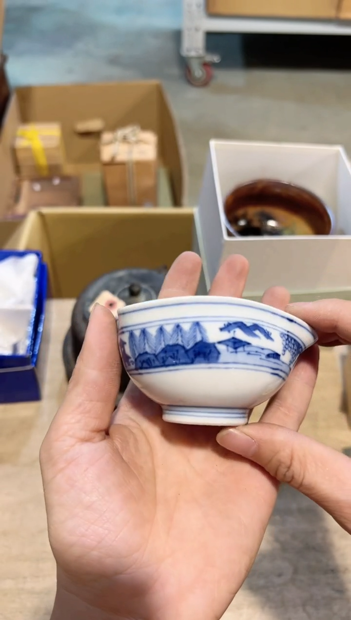 【闪购商品】A0348中古瓷器 茶器周边/1冲线