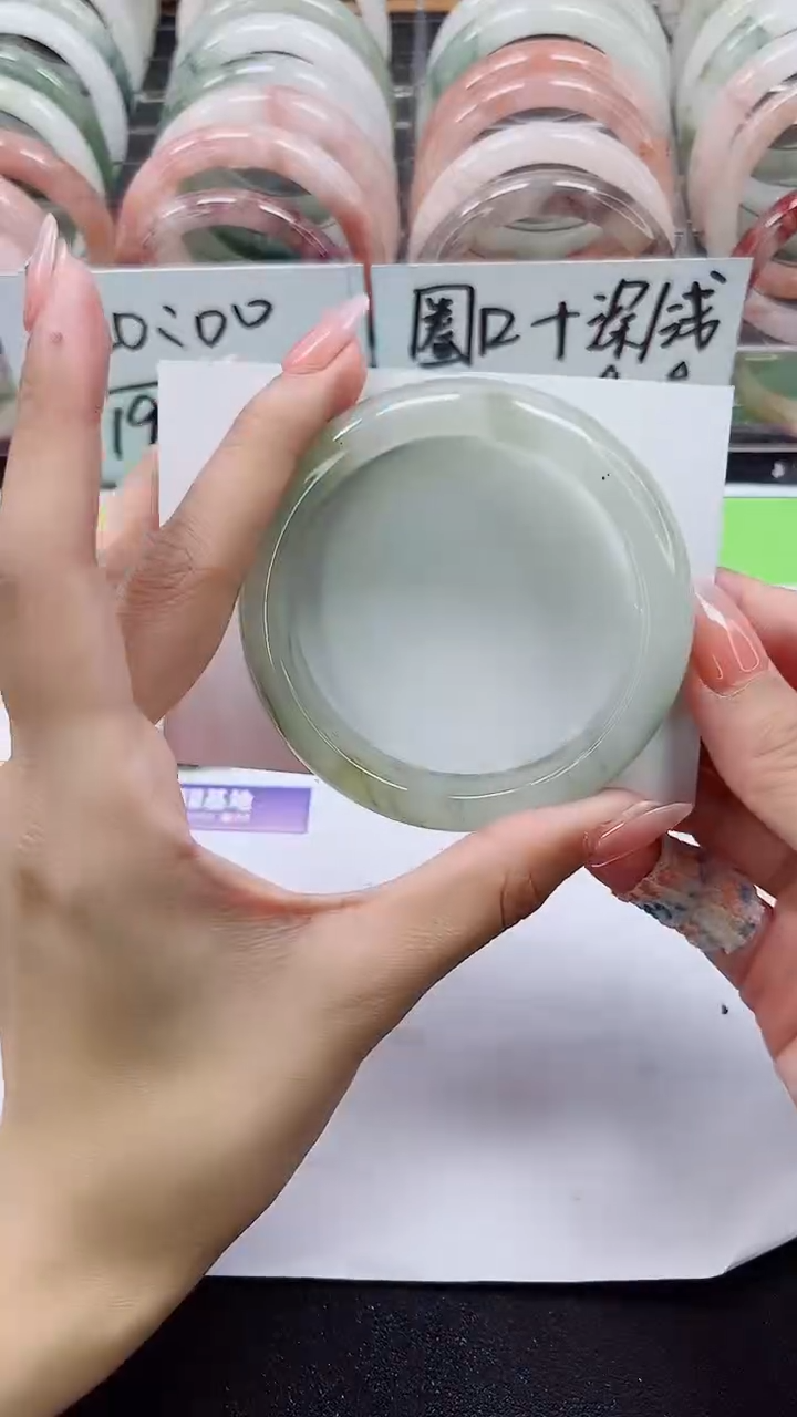 【闪购商品】石英质玉手镯合金A100-56/57