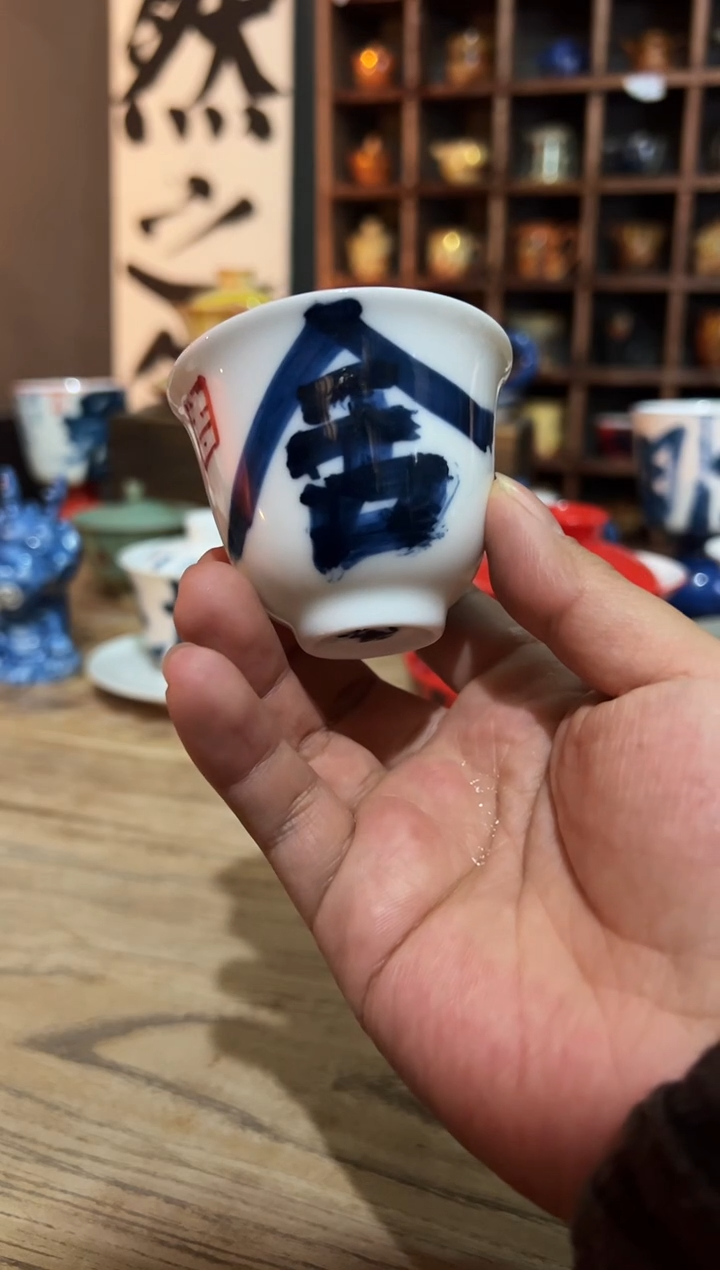 【闪购商品】观云听雨原创手绘茶具