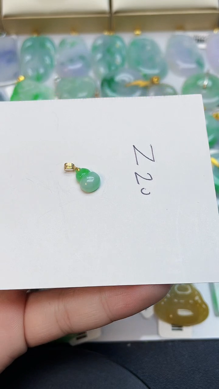 【闪购商品】翡翠颈饰18K金镶嵌00000000