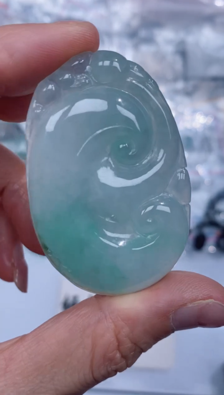 颈饰未镶嵌翡翠吊坠