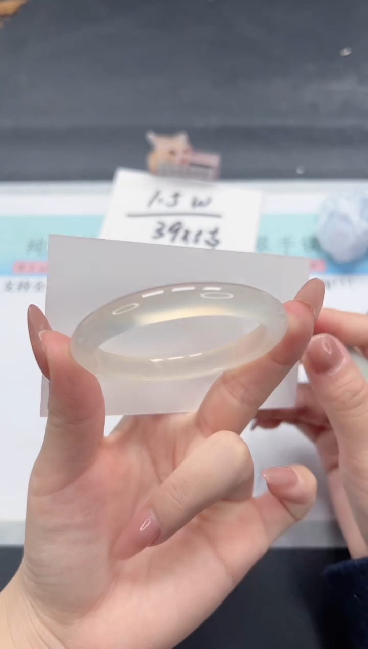 【闪购商品】石英质玉手镯未镶嵌A128-50.8