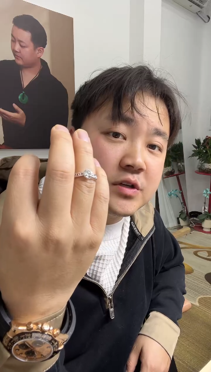【闪购商品】翡翠戒指银S925镶嵌戒指